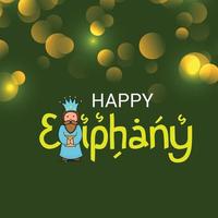 Vector illustration of a Background for Epiphany.