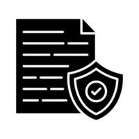 Secure Document Icon vector