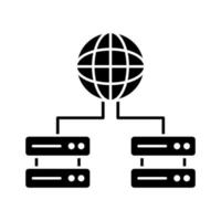 Global Servers Icon vector