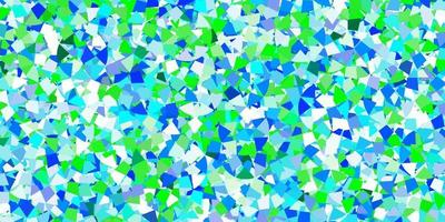 Light blue vector background with polygonal style.