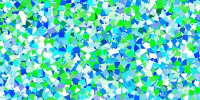 Light blue vector background with polygonal style.