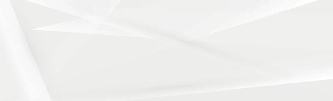 White vector panoramic background with wavy lines