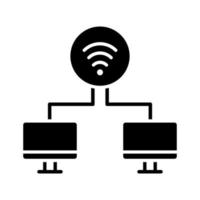Shared Wifi Icom vector