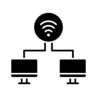 Shared Wifi Icom vector