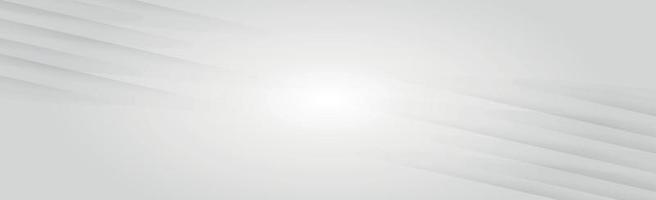 White vector panoramic background with wavy lines