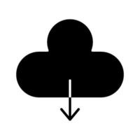 Cloud Download Icon vector