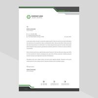 Corporate Business Letterhead Elegant and minimalist style letterhead template design full Vector