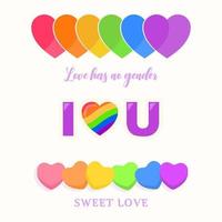 LGBT Pride Month concept vector