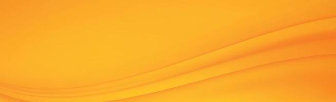 Abstract orange and yellow background with wavy lines - Vector