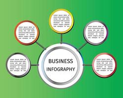 infografías para presentación de negocios. vector