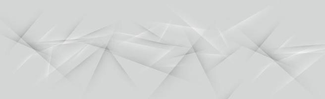 White vector panoramic background with wavy lines