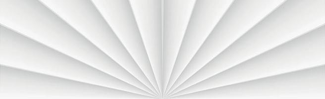 White vector panoramic background with straight lines and shadows
