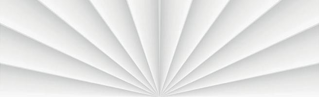 White vector panoramic background with straight lines and shadows