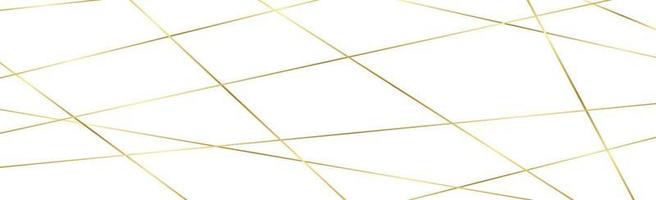 Bright golden lines on white background - Vector