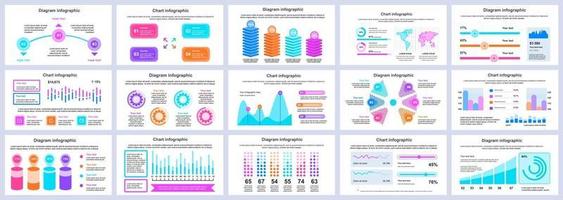 Business and finance infographics presentation slides template vector design template