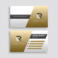 Minimalistic Modern Business Card Template vector