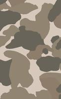 Fondo de impresión de color caqui de textura de camuflaje militar - vector