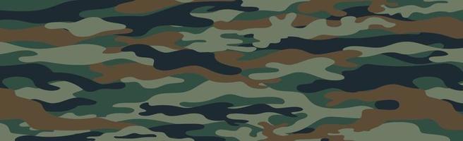 Military or hunting panoramic khaki vector