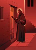 Jesus knocking on the door