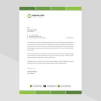 Corporate Business Letterhead Elegant and minimalist style letterhead template design full Vector