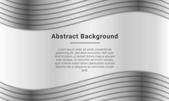 Elegant Silver Wave lines Presentation Background vector