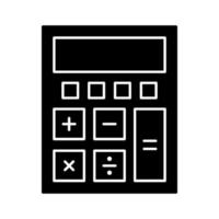 icono de vector de calculadora