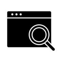 Website Search Icon vector