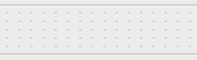 White vector panoramic background with straight lines and holes