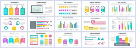 Business and finance infographics presentation slides template vector design template