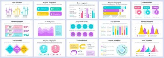 Business and finance infographics presentation slides template vector design template