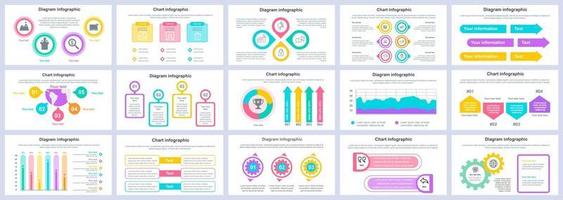 Business and finance infographics presentation slides template vector design template