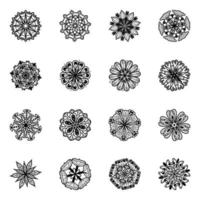 Mandala Flowers Pattern vector