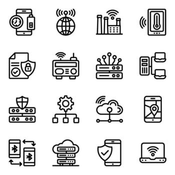 Smart Devices Linear vector
