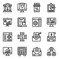 Web Settings and Ecommerce vector