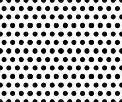 black and white polka dot pattern background vector