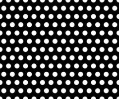 black and white polka dot pattern background vector