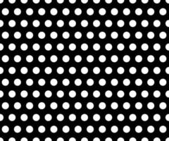 black and white polka dot pattern background vector