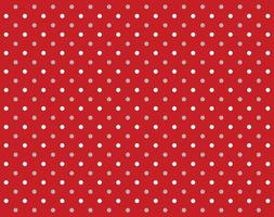 Vintage polka dots white and red pattern vector