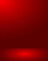 Empty red color display products studio room background vector