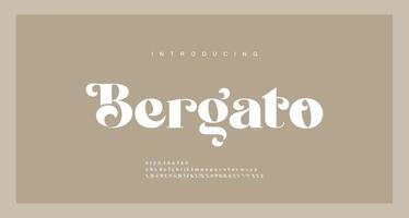 Elegant luxury alphabet letters font. Classic Lettering Minimal Modern Fashion Designs. Typography modern serif font vector