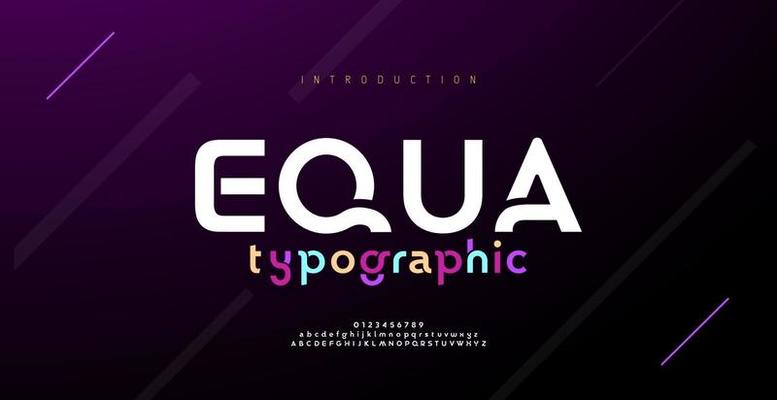 Modern minimal abstract alphabet fonts. Typography technology, electronic, movie, digital, music, future, logo creative font.