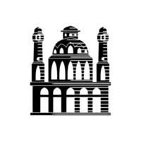 plantilla de diseño de ilustración de mezquita vector