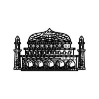 Mosque Line icon Illustration design template vector