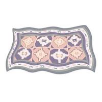 Armenian rug with a traditional pattern vector