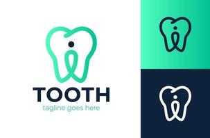 Tooth pin logo. Trend modern logotype or graphic design emblem. concept of address finder mapping and locate of dentistry clinic. Location pin. Location icon vector