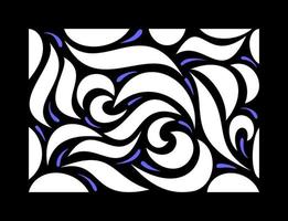 asymmetric pattern hand drawn vector