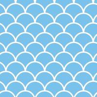 Seamless fish scale pattern in blue color  Vector marine nautical background  Creative backdrop with geometric figures  Funny wallpaper for textile and fabric  Fashion style