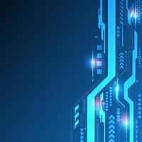 Technology background with a mechanical concept vector