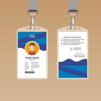 Nice Elegant ID Card Design Template vector