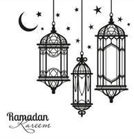 Ramadan Kareem. Islamic background. vector